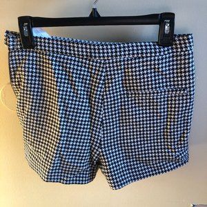 Vintage Black and White High Waisted Shorts